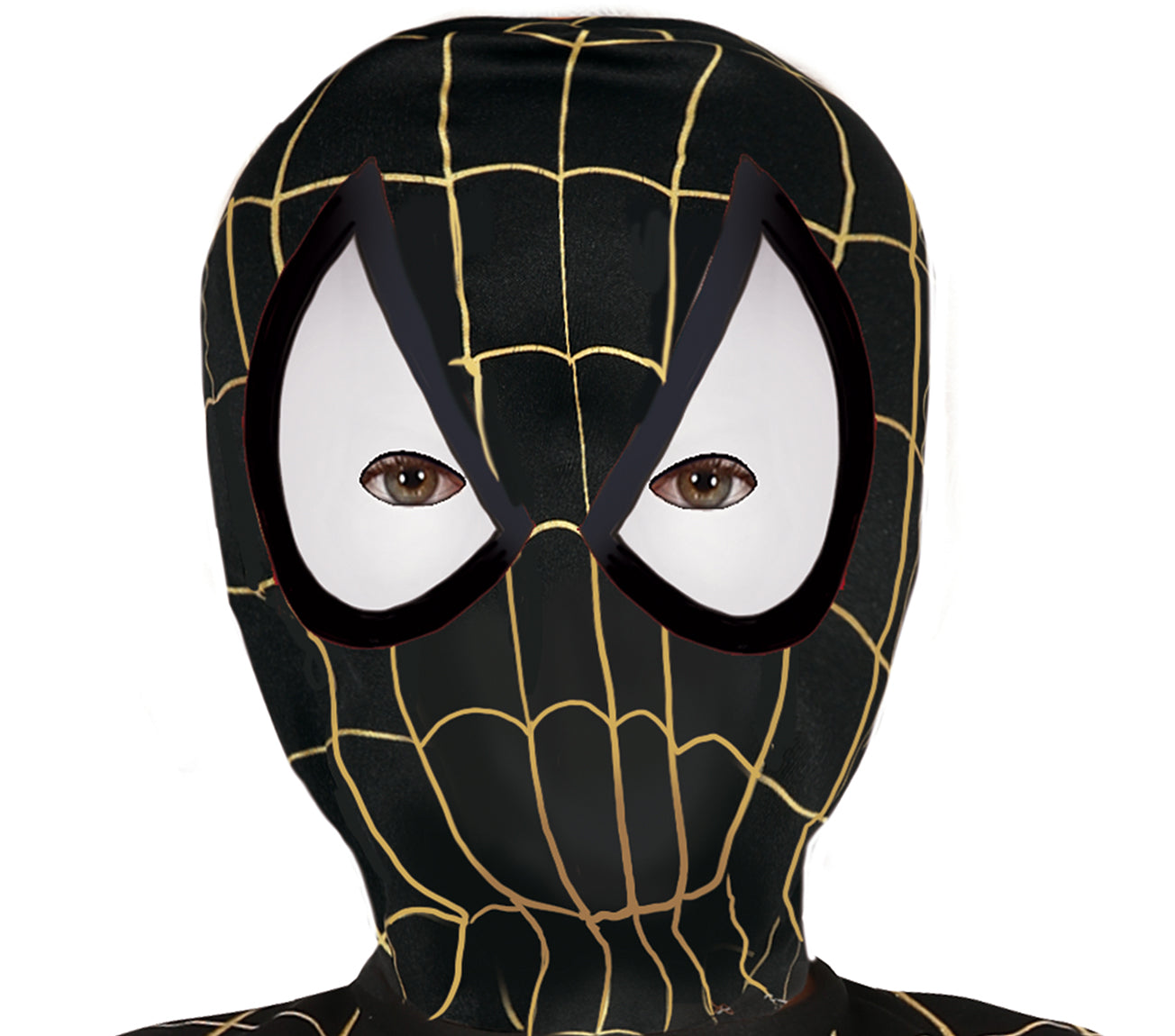 GP77725 – Superheld Maske Comicheld Abenteuer – Größe: 128/134 – Farbe: Schwarz