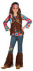 GP77751 – Hippie Kostüm Buntes Woodstock – Größe: 140/146 – Farbe: Mehrfarbig
