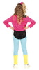 GP77760 – Aerobic Klassiker Trainingsset Retro Outfit – Größe: 110/116 – Farbe: Pink