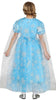 GP77767 – Prinzessin Märchenkönigin Eiskönigin Karneval – Größe: 110/116 – Farbe: Blau