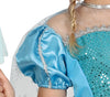 GP77767 – Prinzessin Märchenkönigin Eiskönigin Karneval – Größe: 110/116 – Farbe: Blau