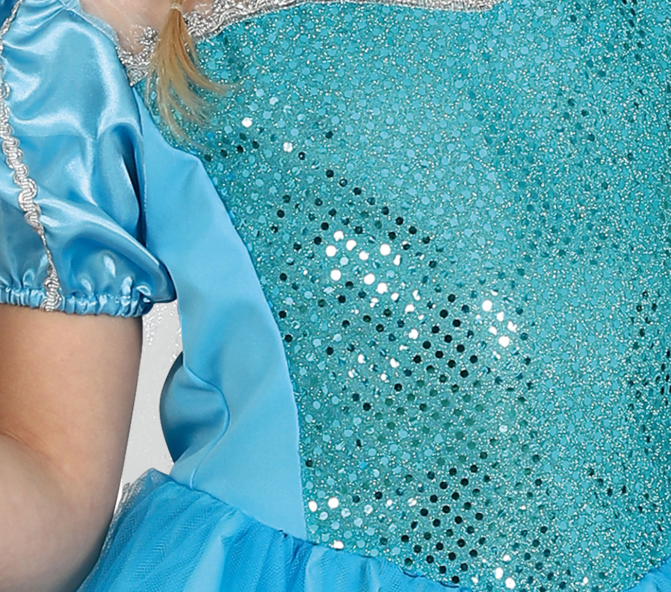 GP77767 – Prinzessin Märchenkönigin Eiskönigin Karneval – Größe: 140/146 – Farbe: Blau