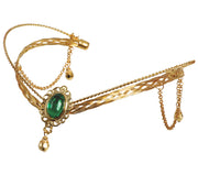 Mittelalter Diadem für Damen mit Schmuckstein, Bild 5