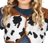 GP77792 – Cowgirl Abenteuer Westernoutfit Kostüm – Größe: 98/104 – Farbe: Blau