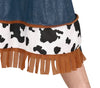 GP77792 – Cowgirl Abenteuer Westernoutfit Kostüm – Größe: 98/104 – Farbe: Blau