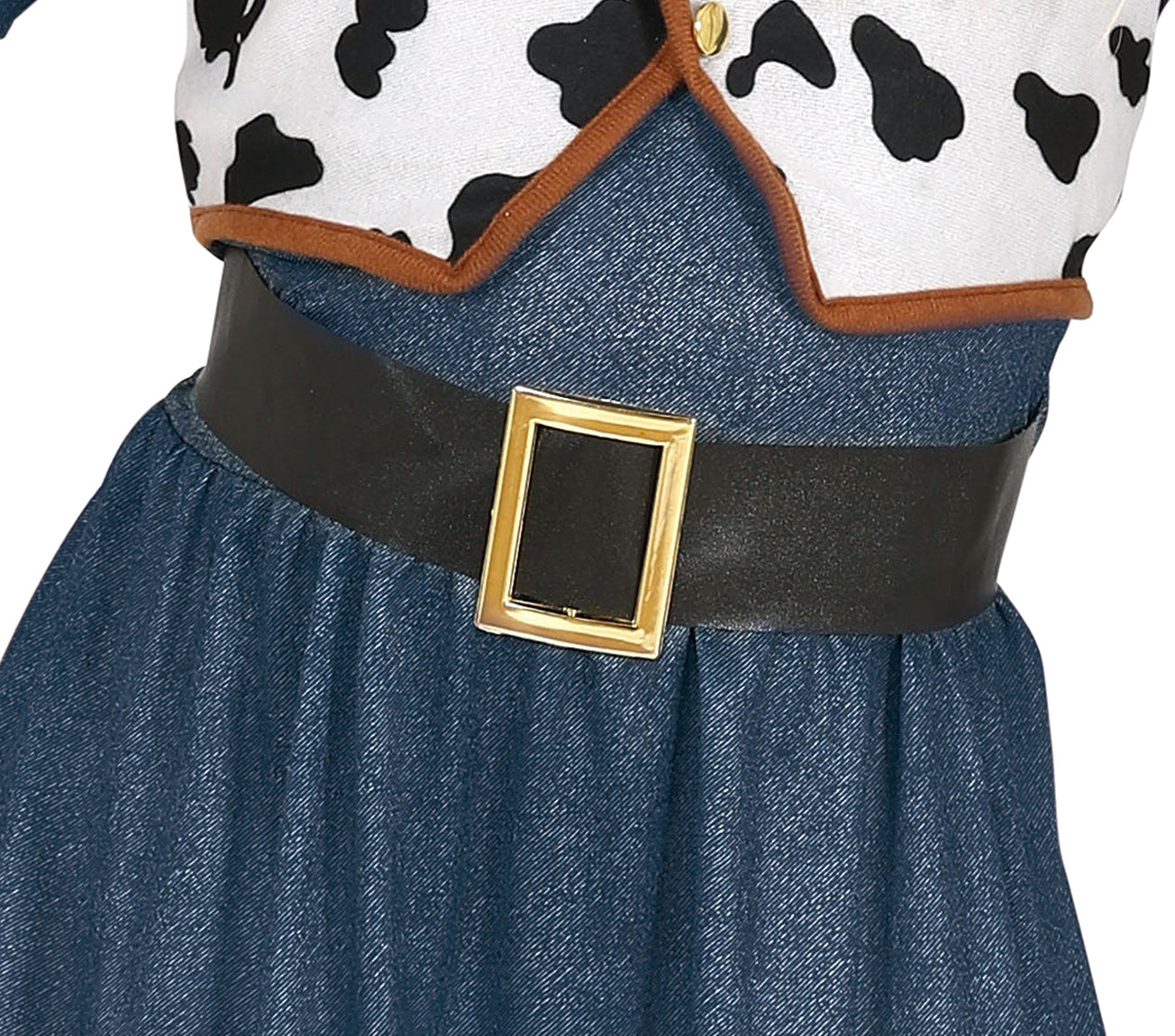 GP77792 – Cowgirl Abenteuer Westernoutfit Kostüm – Größe: 128/134 – Farbe: Blau