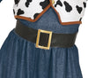 GP77792 – Cowgirl Abenteuer Westernoutfit Kostüm – Größe: 128/134 – Farbe: Blau