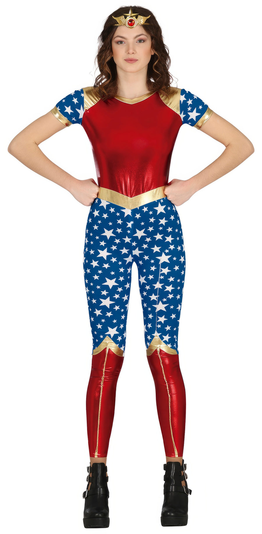 Superhelden Power Jumpsuit Sternen