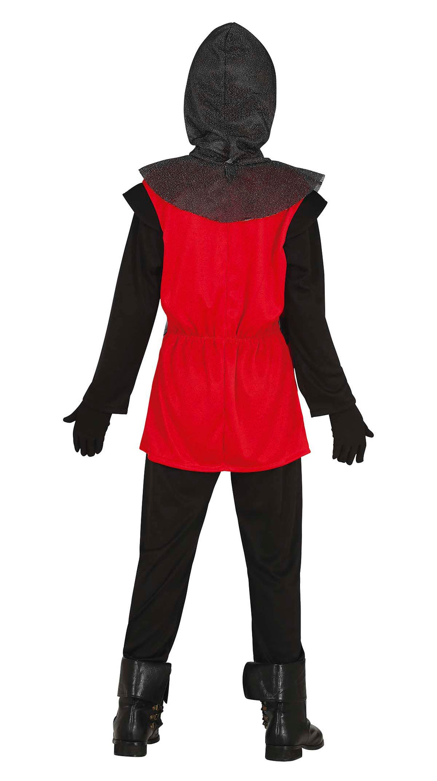 GP77841 – Ritter Abenteuer Kostüm Mittelalter – Größe: 98/104 – Farbe: Rot, Ansicht 2