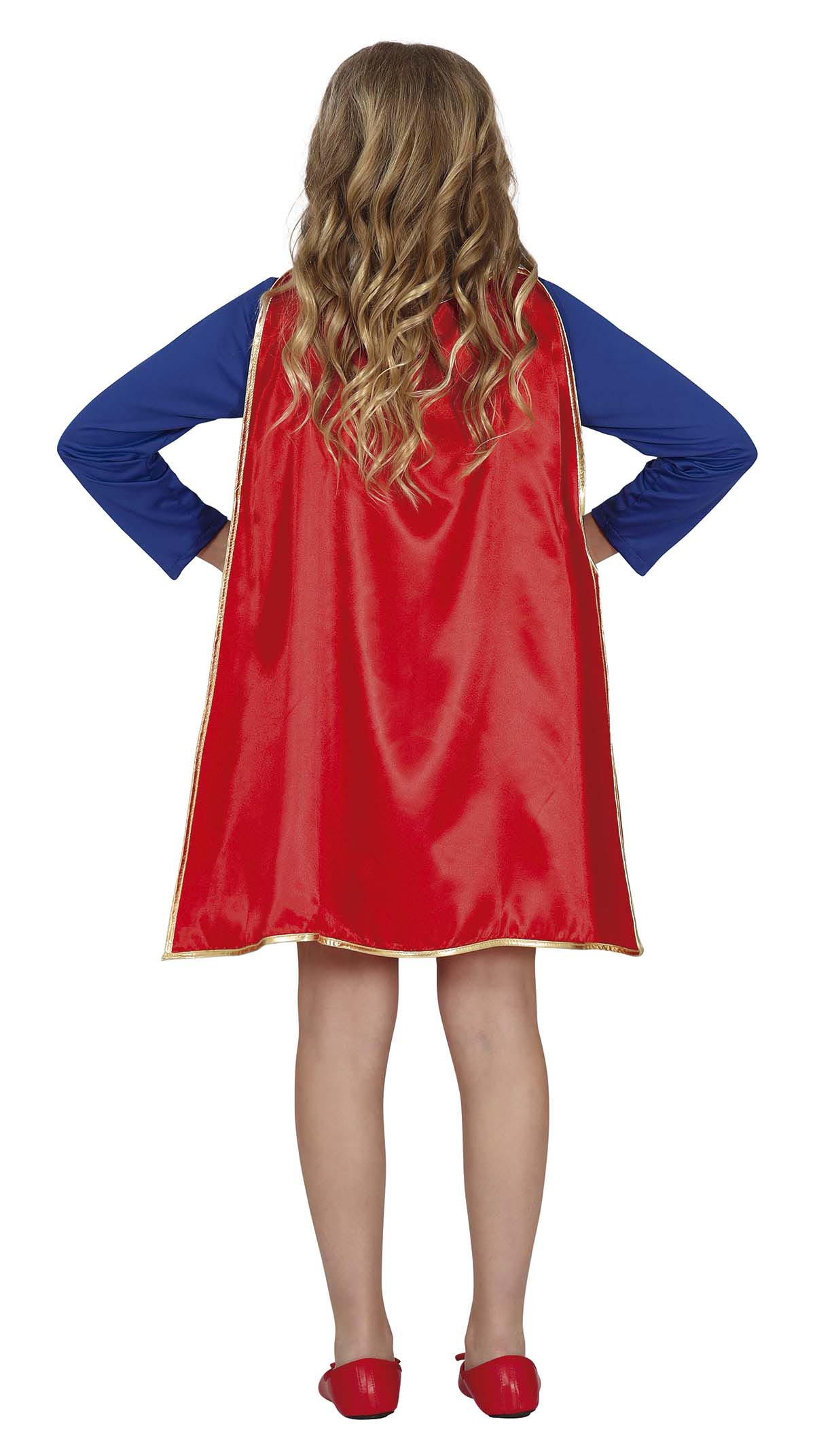 GP77847 – Superheld Abenteuerfigur Comicheld Karneval – Größe: 140/146 – Farbe: Blau