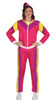 GP88650 – 80er Jahre Sport Retro Pink Fashion – Größe: 14 - 16 Jahre – Farbe: Pink