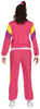 GP88650 – 80er Jahre Sport Retro Pink Fashion – Größe: 14 - 16 Jahre – Farbe: Pink