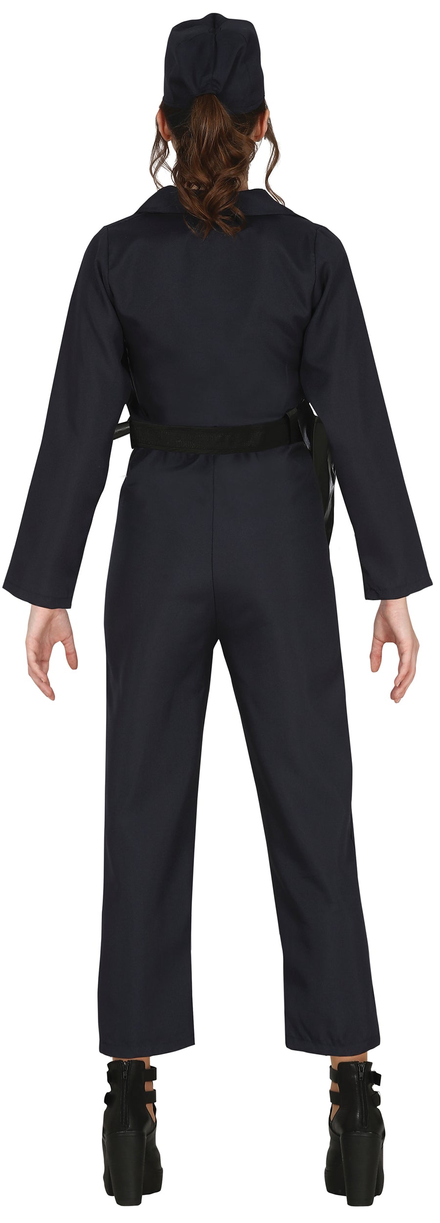 GP86687 – Polizei Karnevalsoutfit Hut Overall – Größe: 14 - 16 Jahre – Farbe: Schwarz, Ansicht 2