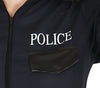 GP86687 – Polizei Karnevalsoutfit Hut Overall – Größe: 14 - 16 Jahre – Farbe: Schwarz