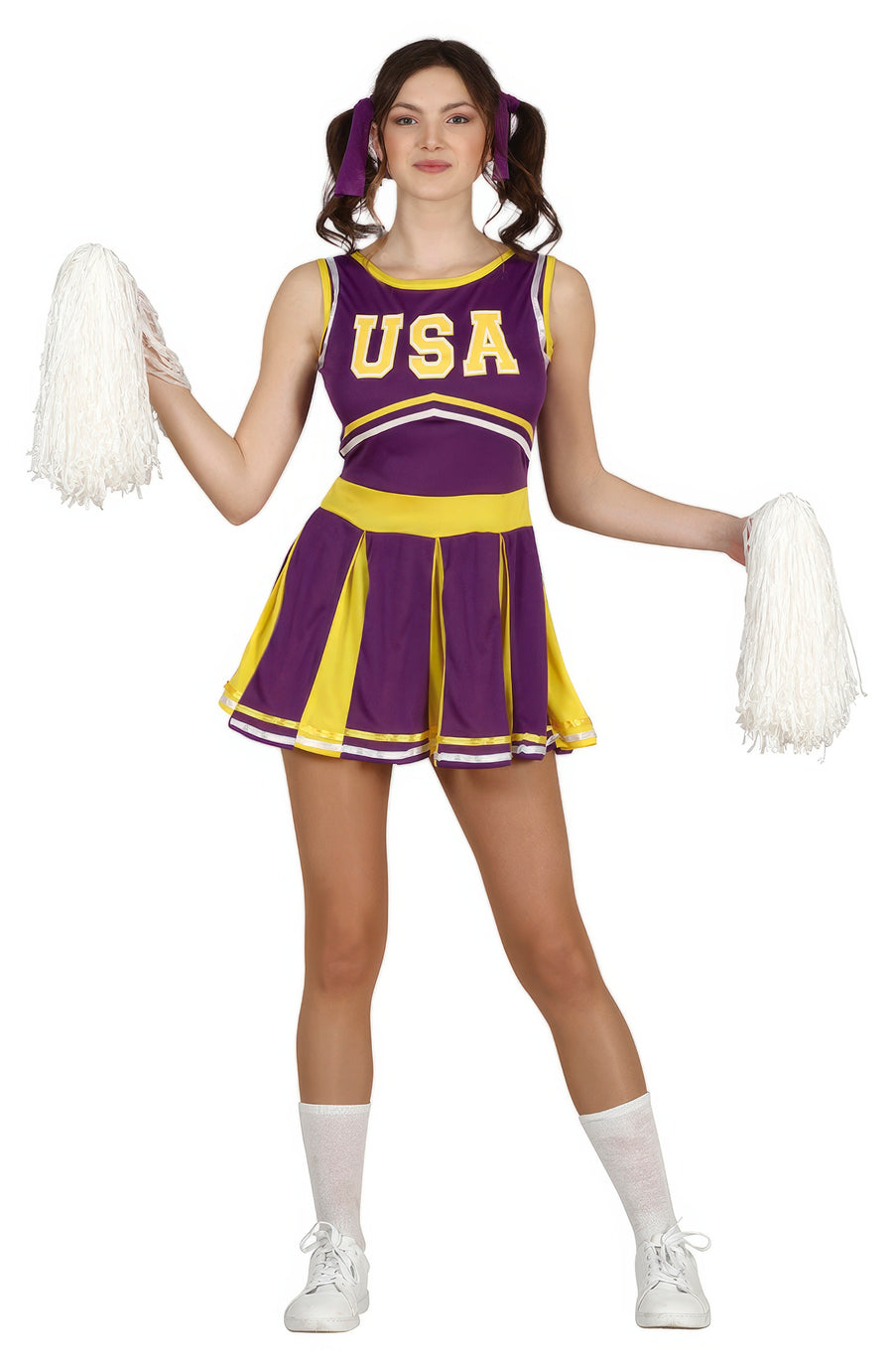 Cheerleader Kostüm für Damen lila USA