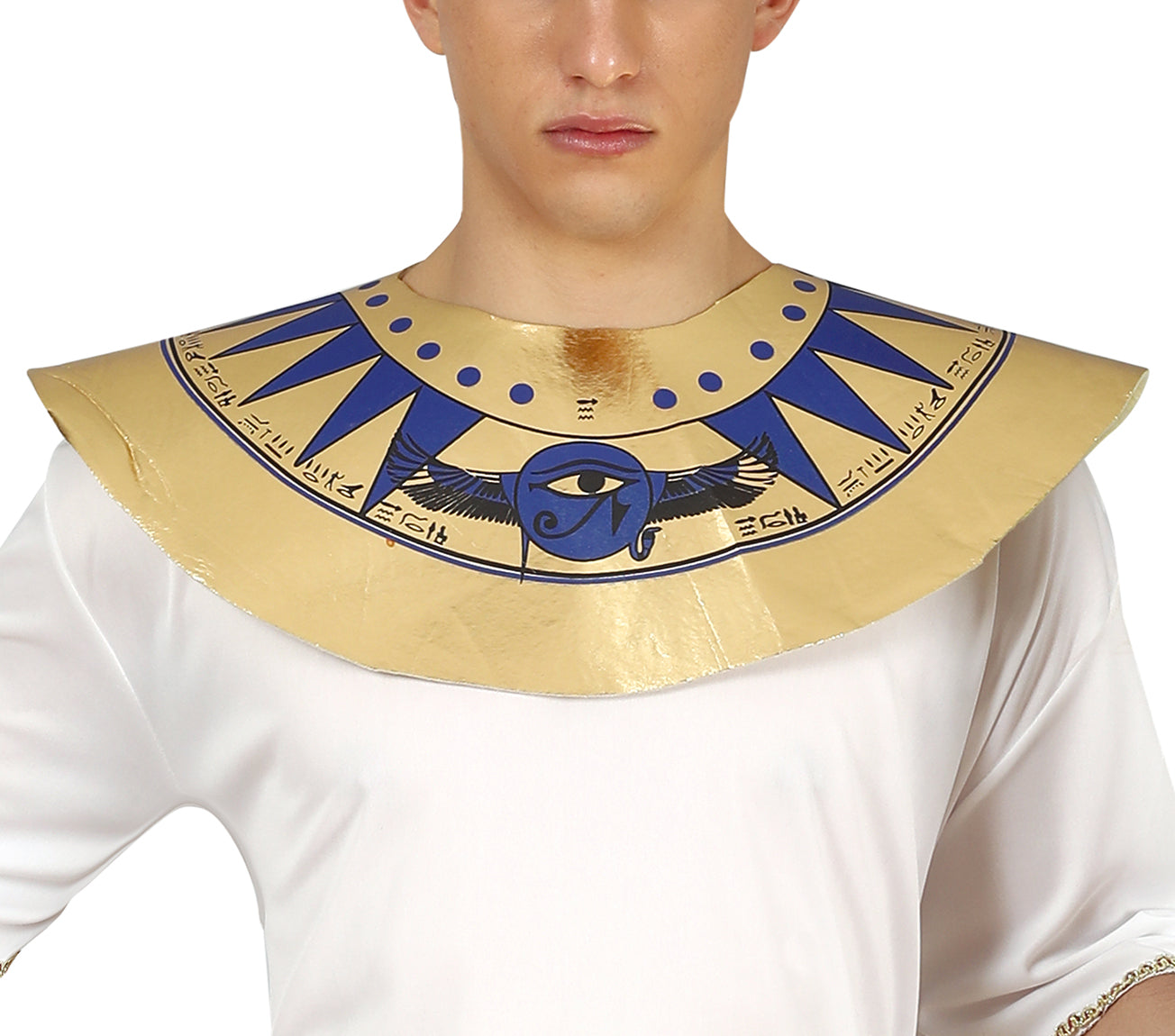 GP84940 – Pharao Kostüm Königsgewand Ägypten – Größe: 14 - 16 Jahre – Farbe: Weiß
