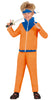 GP77871 – Ninja Abenteueranzug Orange Blau – Größe: 110/116 – Farbe: Orange