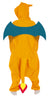 GP77877 – Drachenkostüm Kinder Karneval – Größe: 110/116, 128/134, 140/146 – Farbe: Orange