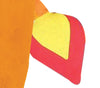 GP77877 – Drachenkostüm Kinder Karneval – Größe: 110/116, 128/134, 140/146 – Farbe: Orange