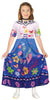 GP77889 – Märchenhafte Fee Karneval Kostüm Blumenkleid – Größe: 98/104 – Farbe: Mehrfarbig