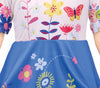GP77889 – Märchenhafte Fee Karneval Kostüm Blumenkleid – Größe: 140/146 – Farbe: Mehrfarbig