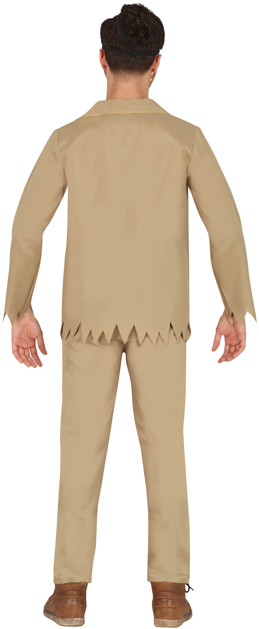 GP79105 – Halloween Horror Mörder Kostüm Schlitzer – Größe: 14 - 16 Jahre – Farbe: Beige, Ansicht 2