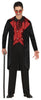 GP79479 – Vampir Halloween Mantel Eleganter Graf – Größe: 14 - 16 Jahre – Farbe: Schwarz