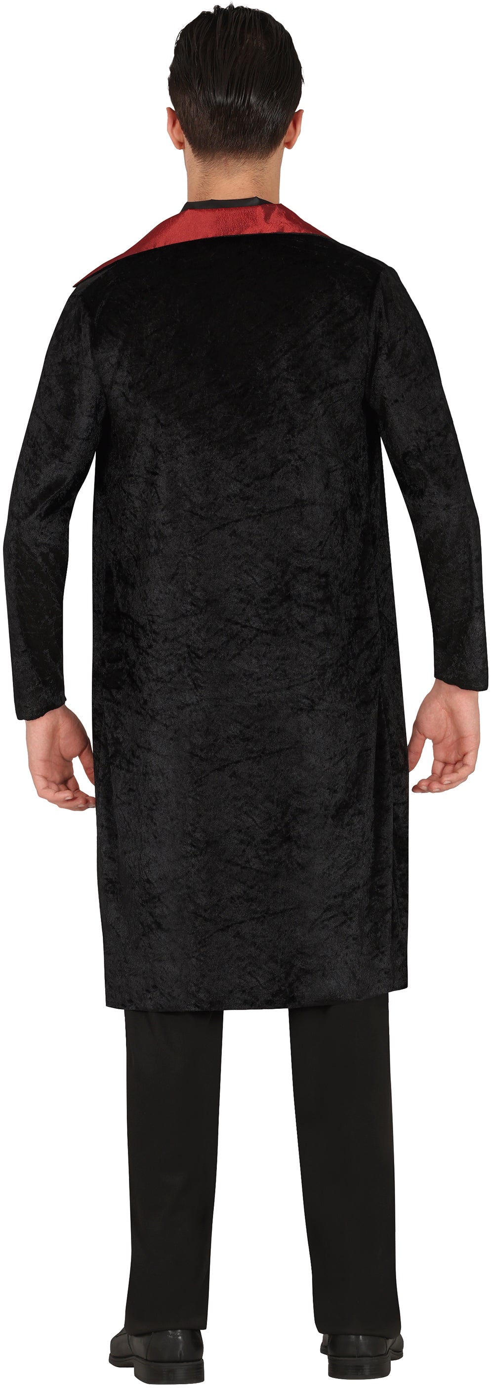 GP79479 – Vampir Halloween Mantel Eleganter Graf – Größe: 14 - 16 Jahre – Farbe: Schwarz