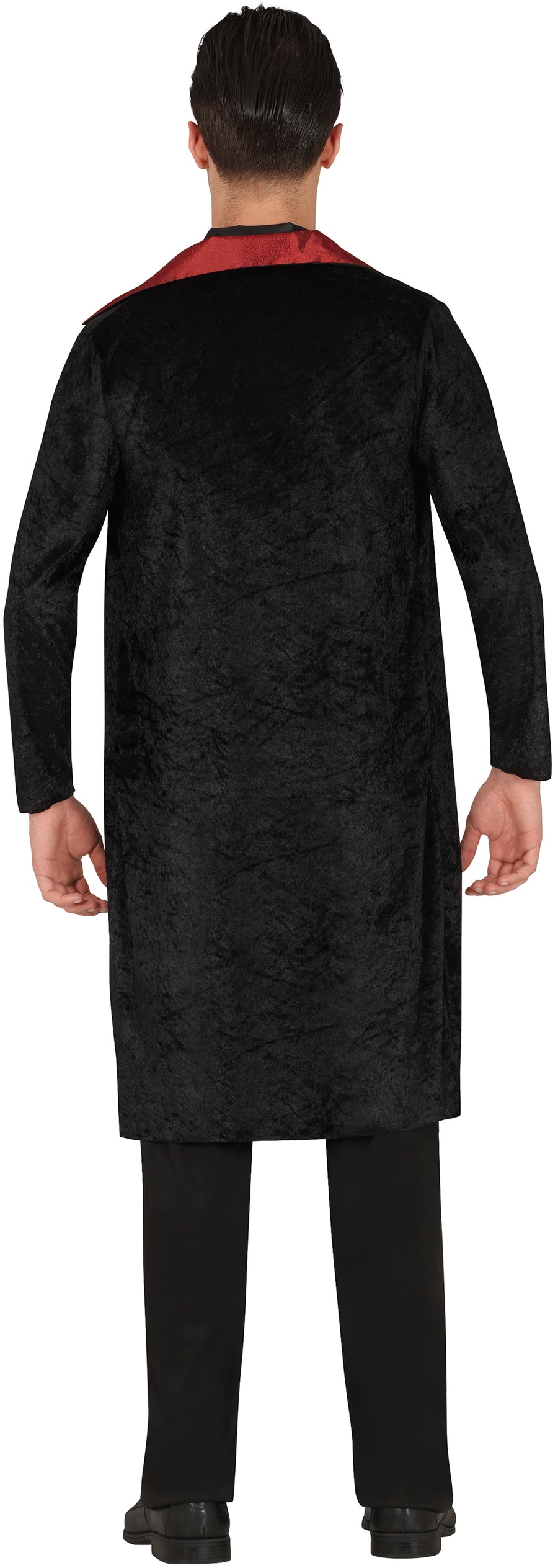 GP79479 – Vampir Halloween Mantel Eleganter Graf – Größe: 14 - 16 Jahre – Farbe: Schwarz, Ansicht 2