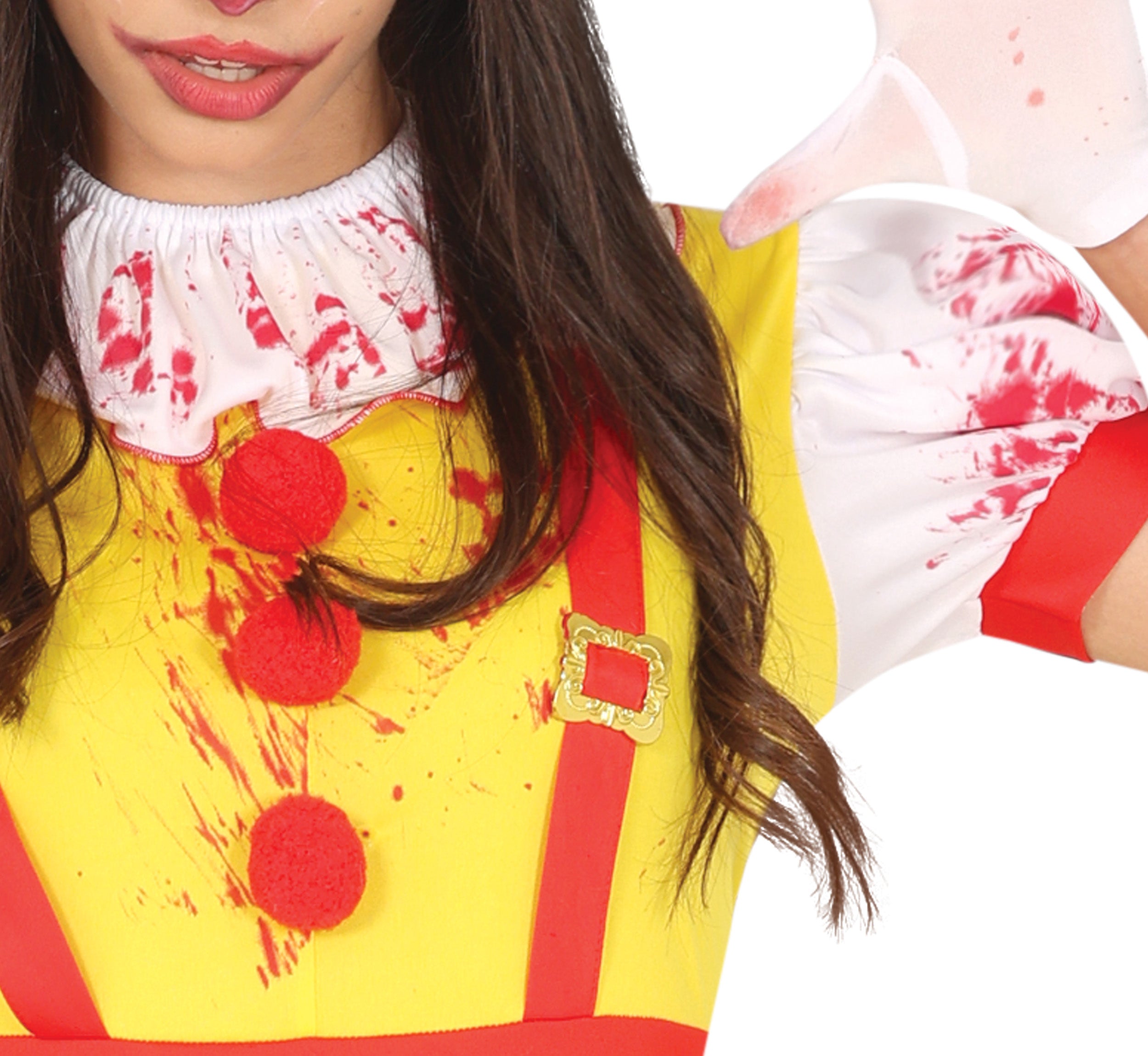 GP79508 – Clown Schreckgespenst Halloween Horrorkostüm – Größe: 14 - 16 Jahre – Farbe: Gelb