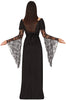 GP79556 – Halloween Hexen Königin Kleid Mit – Größe: 14 - 16 Jahre – Farbe: Schwarz