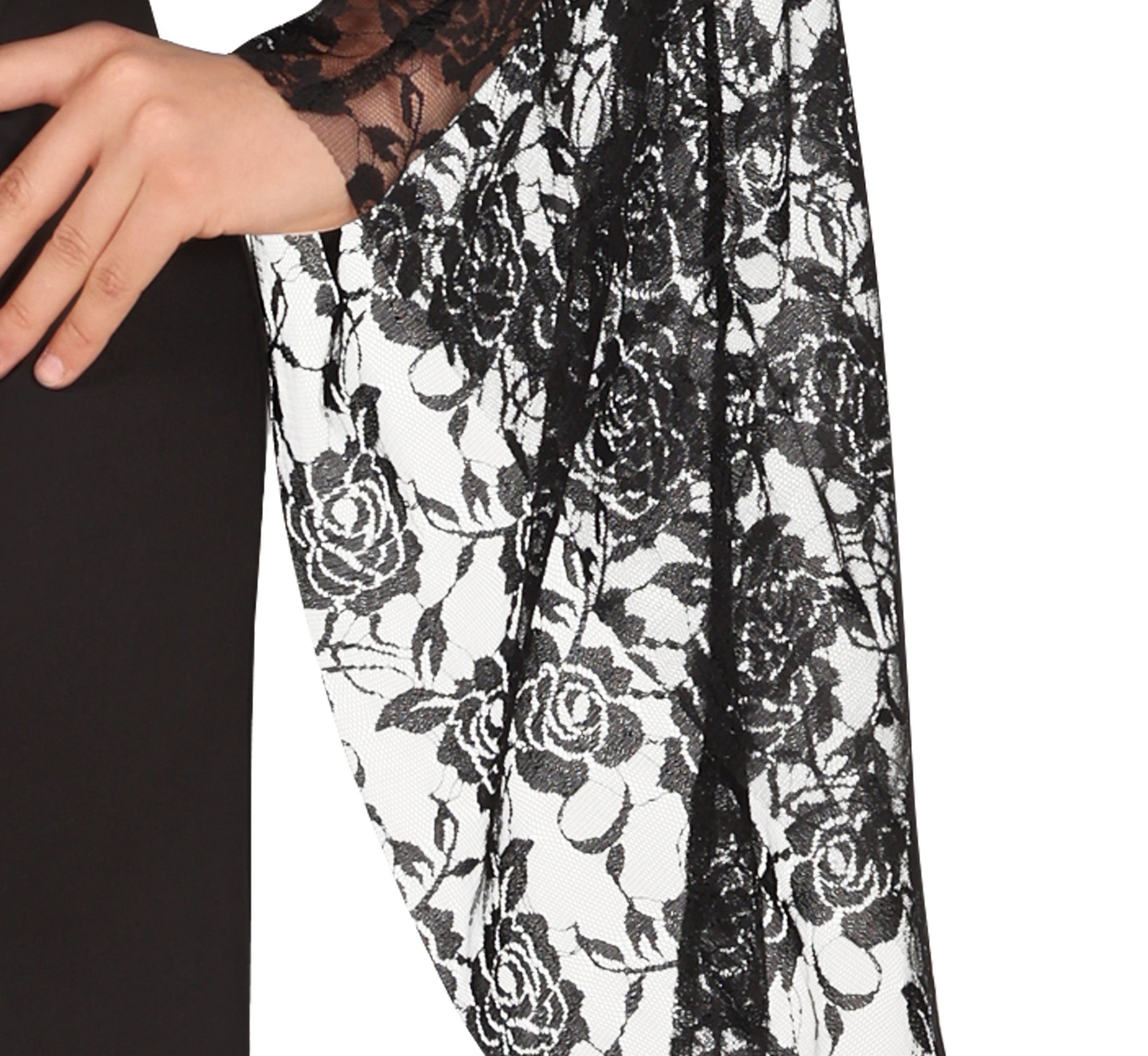 GP79556 – Halloween Hexen Königin Kleid Mit – Größe: 14 - 16 Jahre – Farbe: Schwarz