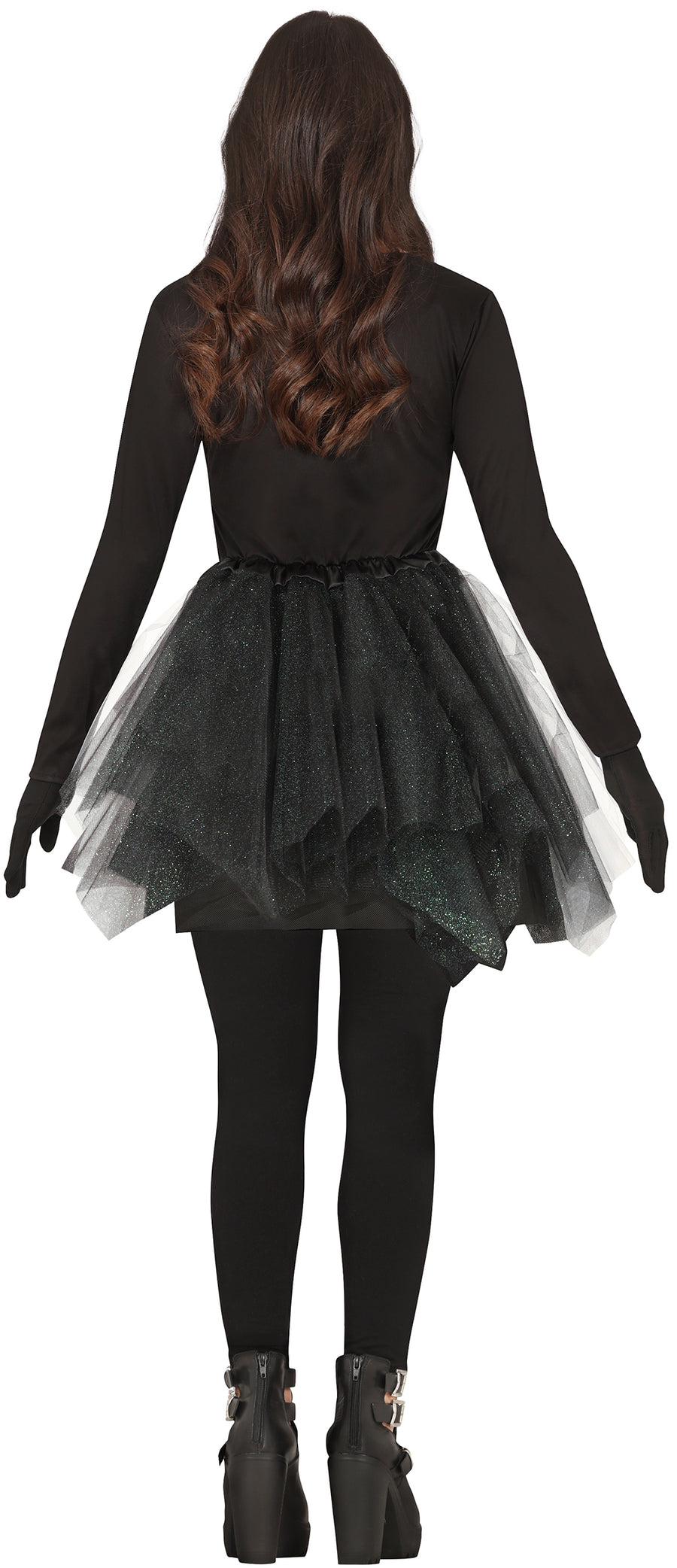 GP79592 – Skelett Halloween Tutu Kostüm – Größe: 14 - 16 Jahre – Farbe: Schwarz, Ansicht 2