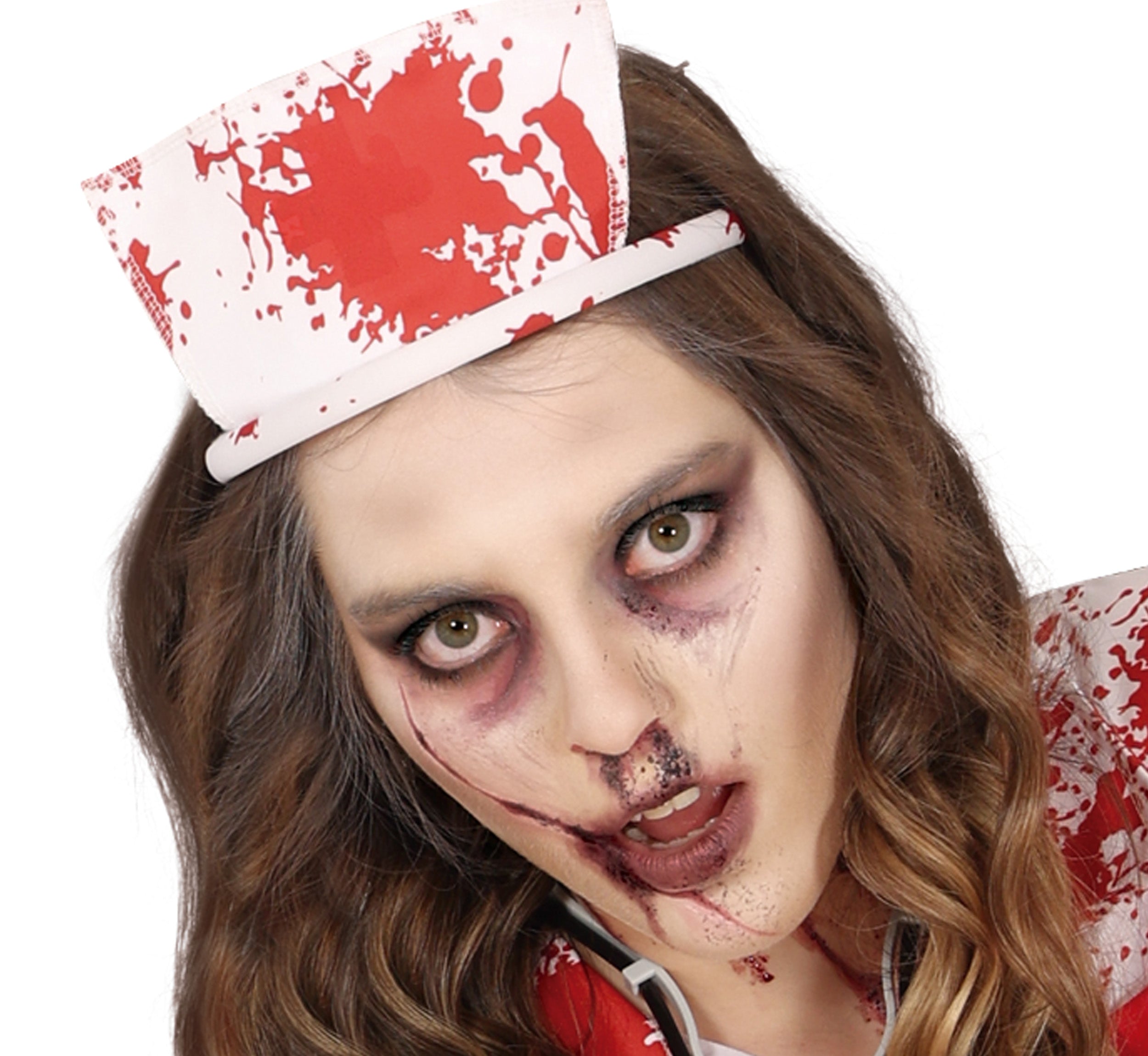 GP79804 – Zombie Krankenschwester Kostüm – Größe: 14 - 16 Jahre – Farbe: Weiß
