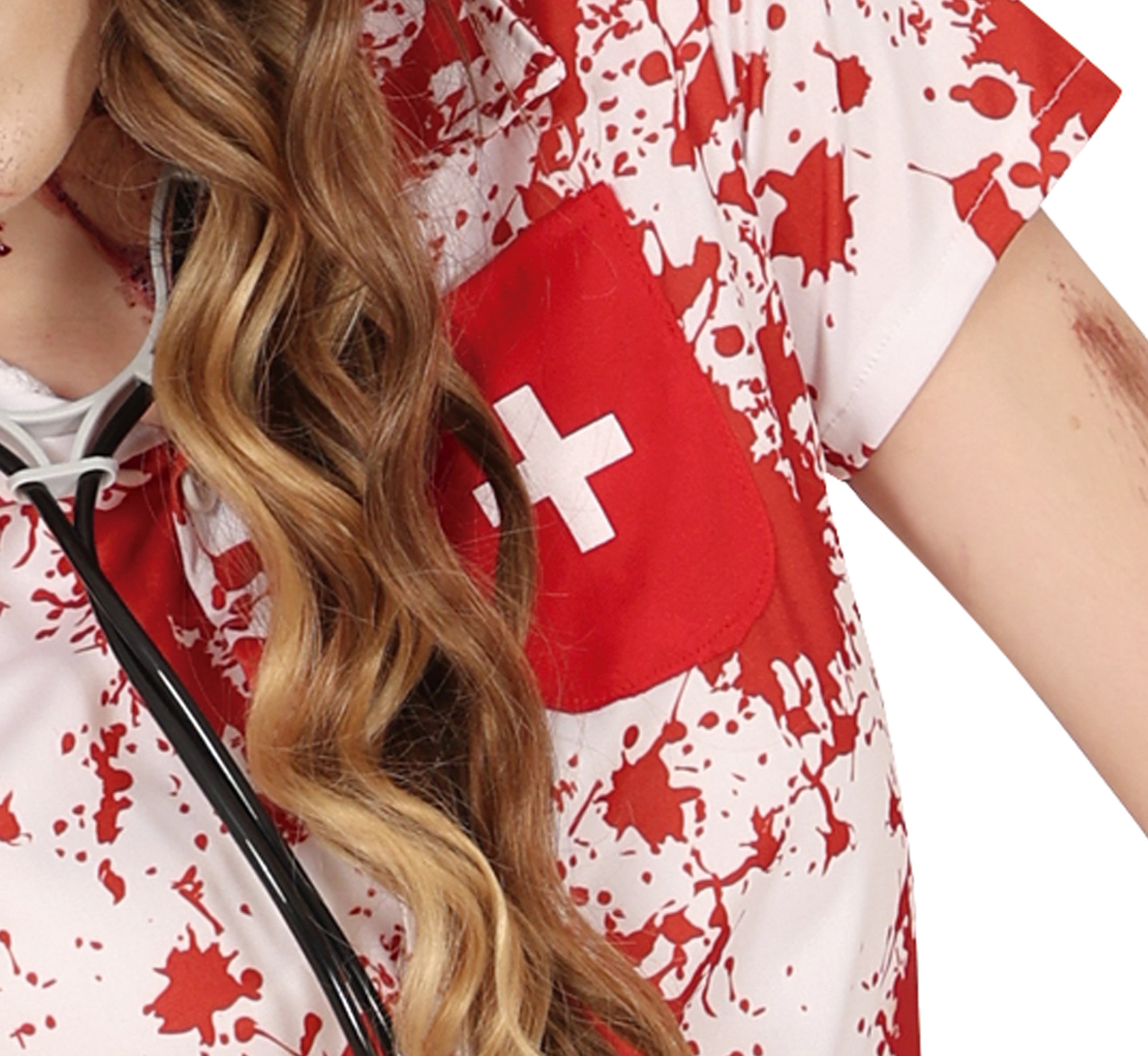 GP79804 – Zombie Krankenschwester Kostüm – Größe: 14 - 16 Jahre – Farbe: Weiß