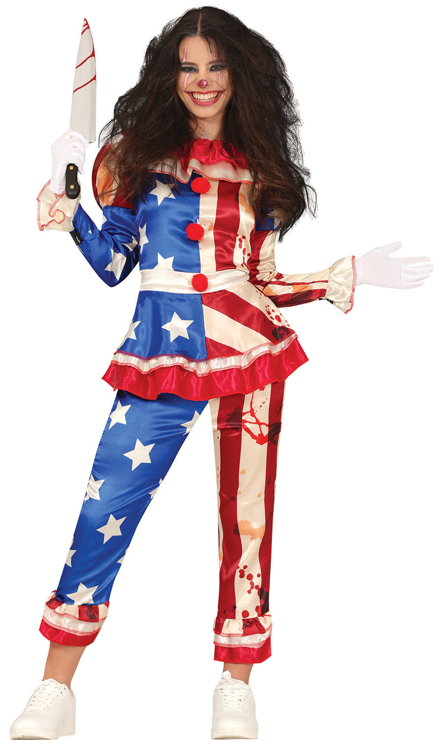 Horror Clown Kostüm für Damen Amerika