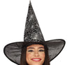 GP79844 – Hexe Halloween Kostüm Grau Zauberhafte – Größe: 14 - 16 Jahre – Farbe: Schwarz