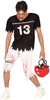 GP84298 – Zombie Sport Champion Halloween Horror – Größe: 14 - 16 Jahre – Farbe: Schwarz