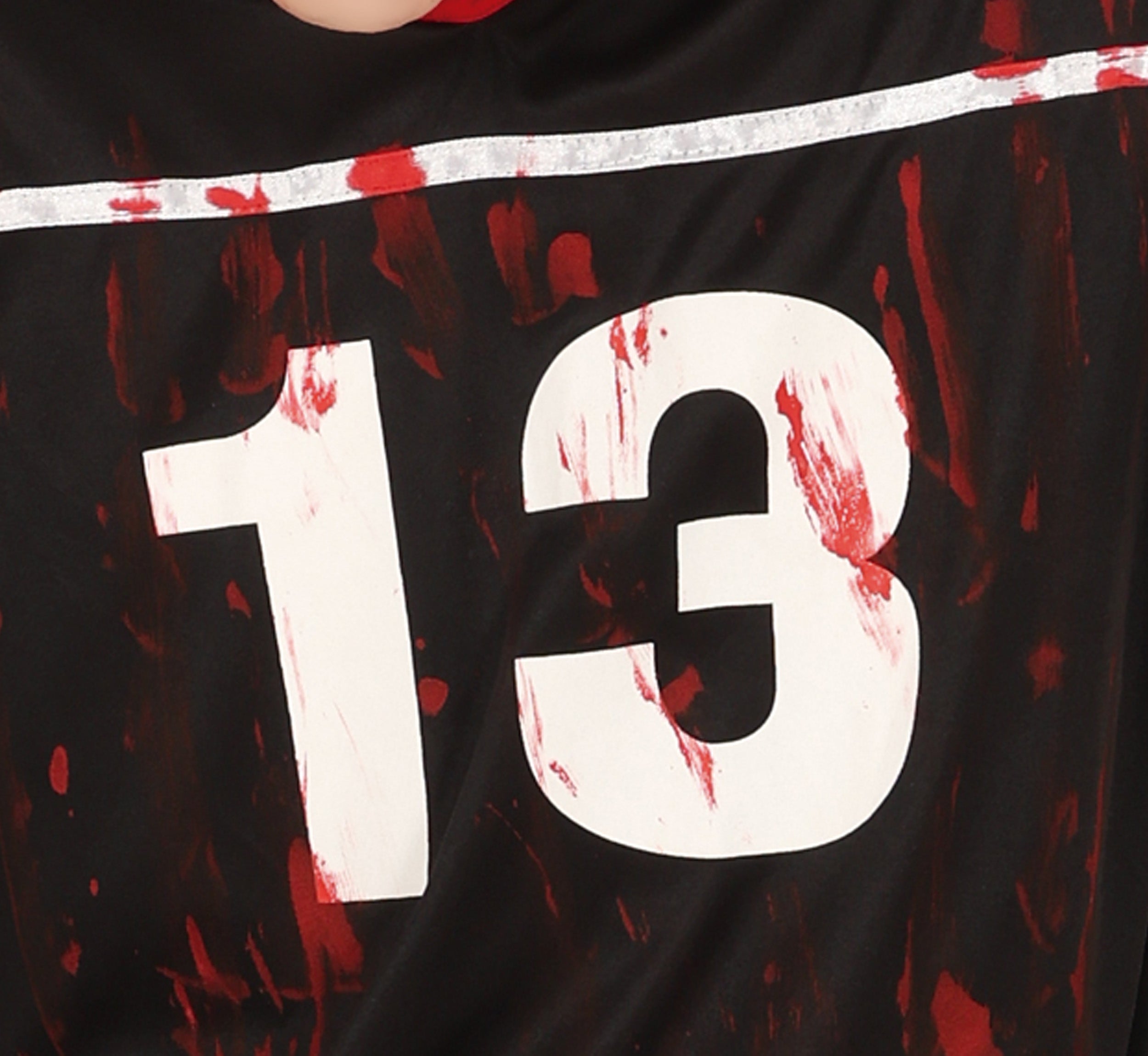 GP84298 – Zombie Sport Champion Halloween Horror – Größe: 14 - 16 Jahre – Farbe: Schwarz