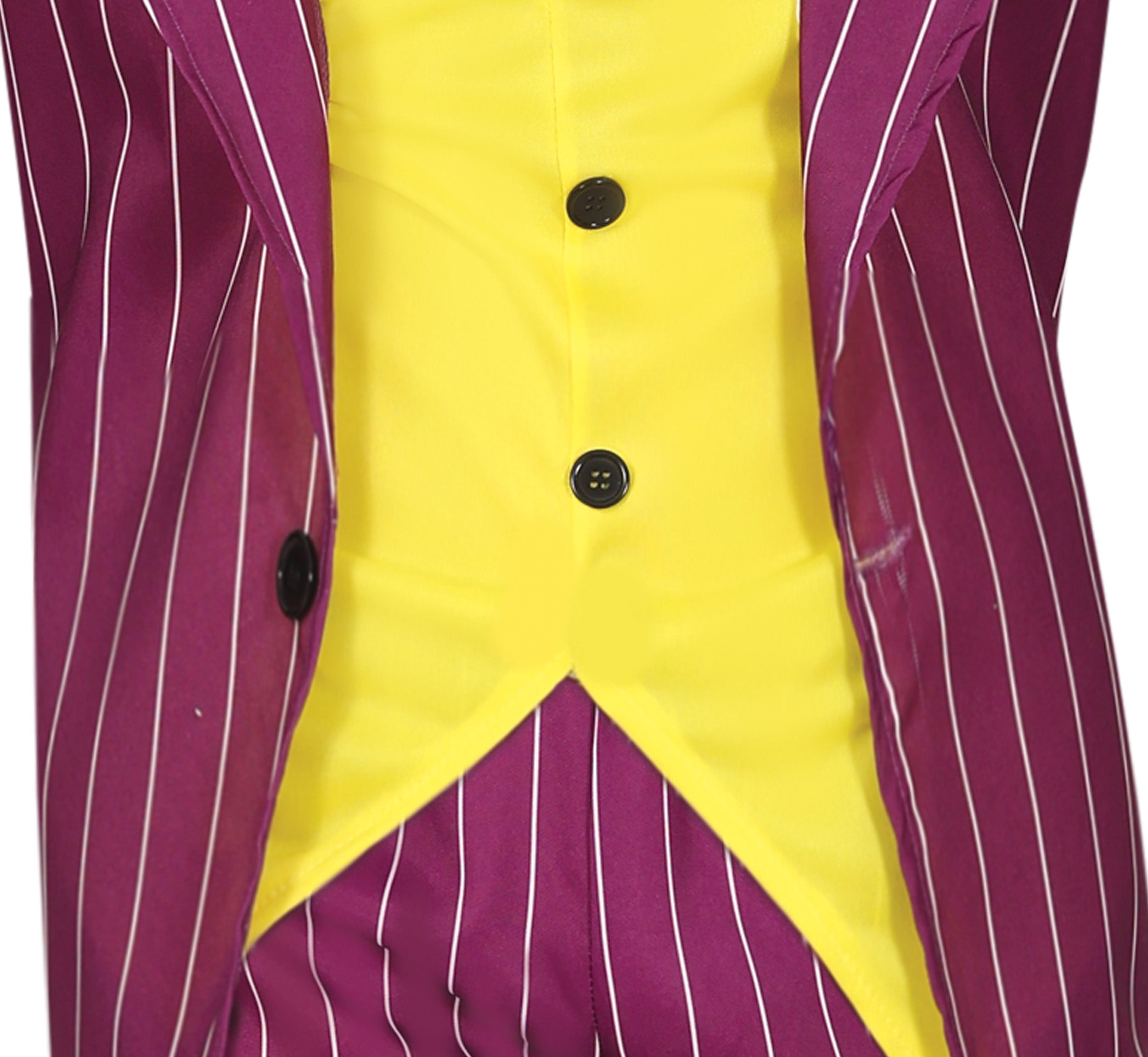 GP88705 – Mr Smile Bösewicht Narr Kostüm – Größe: 14 - 16 Jahre – Farbe: Lila