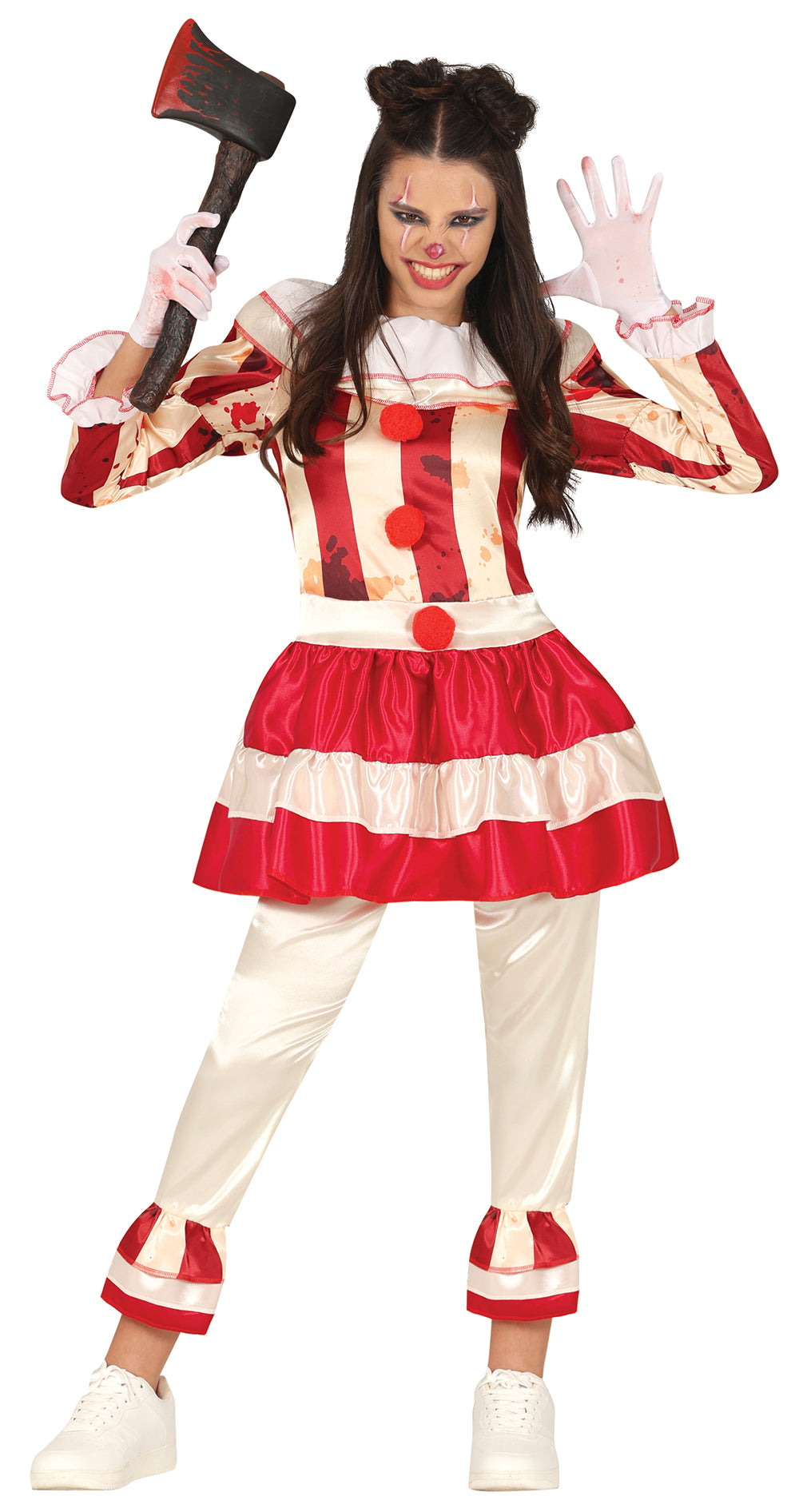 GP88774 – Clown Halloween Kostüm Für Erwachsene – Größe: 14 - 16 Jahre – Farbe: Beige
