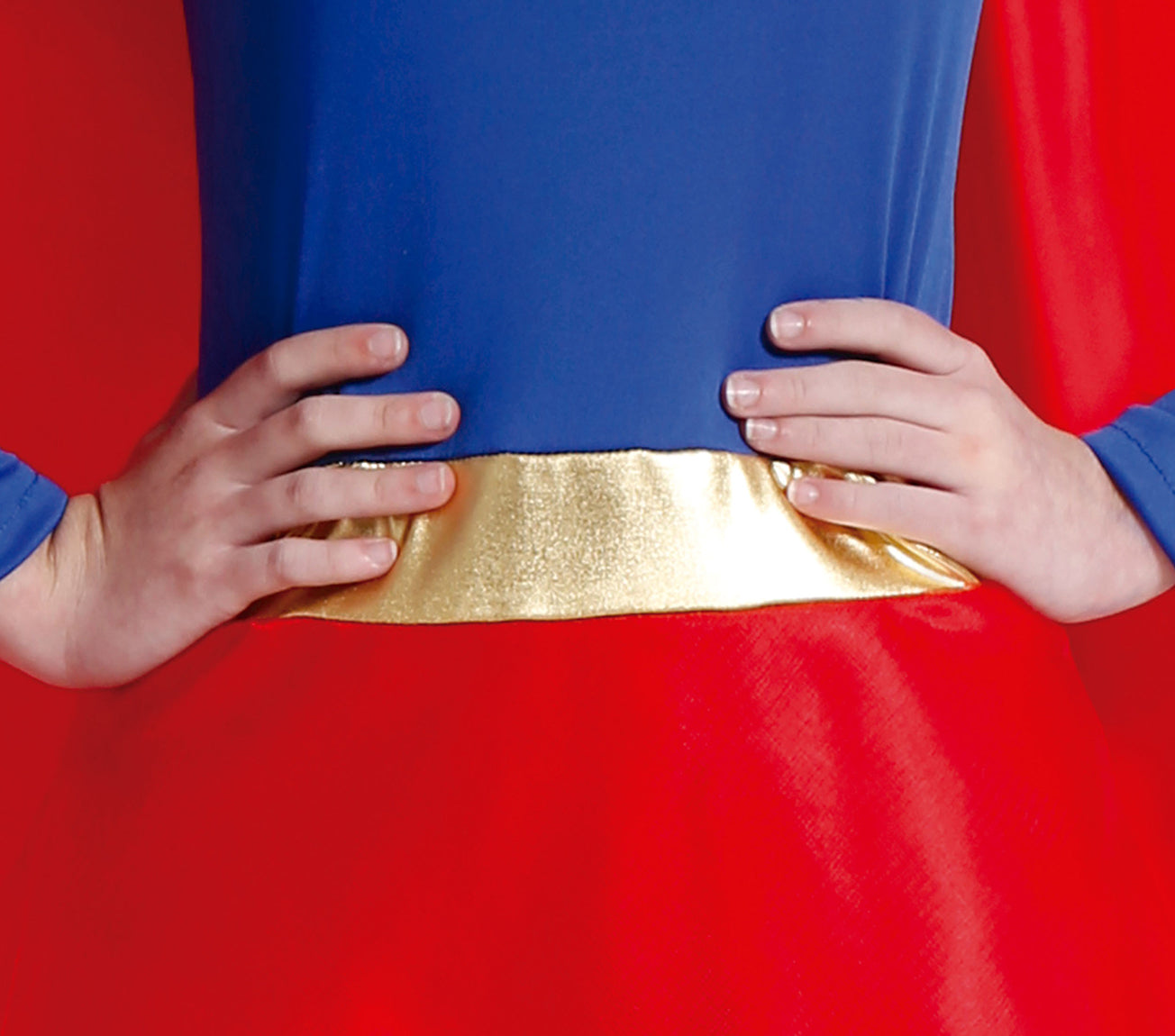 GP77847 – Superheld Abenteuerfigur Comicheld Karneval – Größe: 14 - 16 Jahre – Farbe: Blau