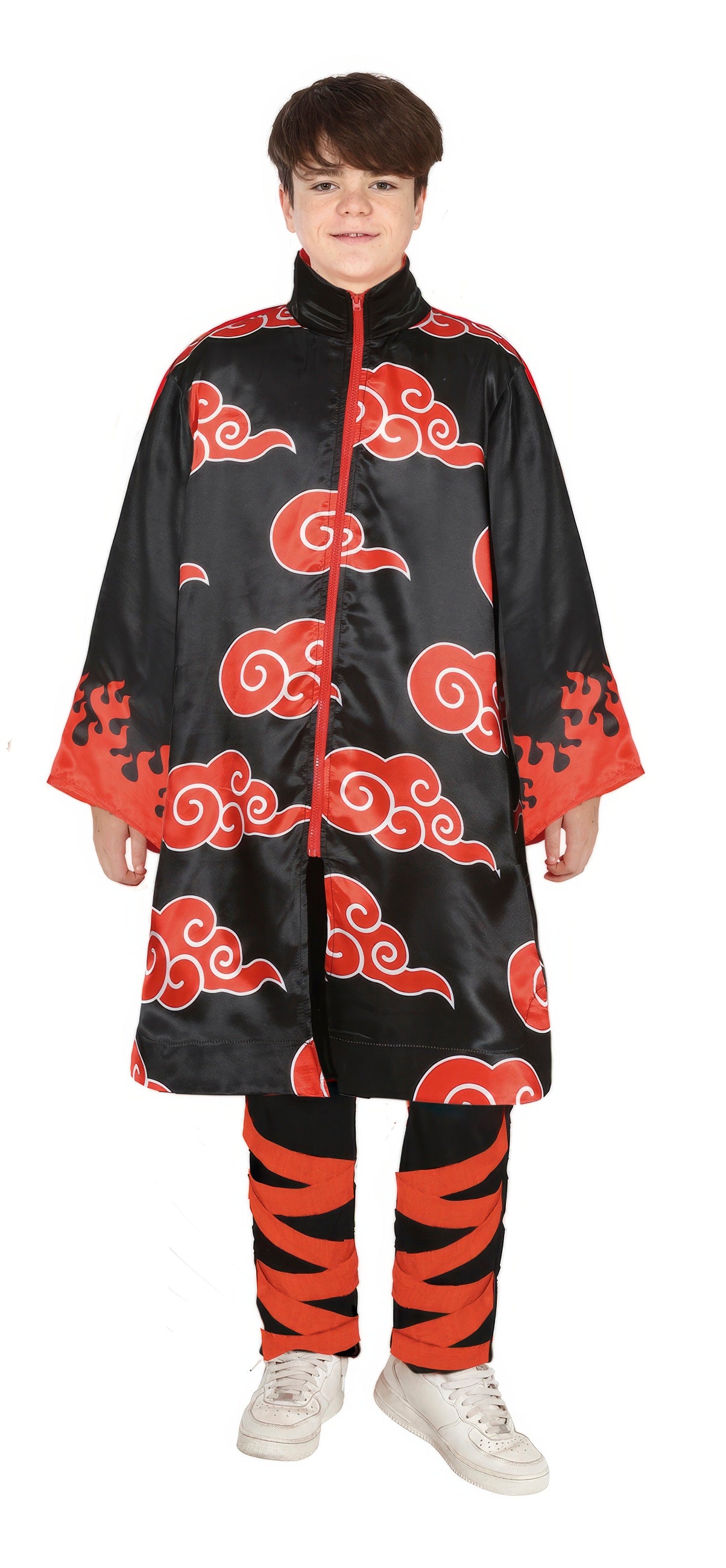 GP77886 – Ninja Wolken Kämpfer Klassisches Anime – Größe: 14 - 16 Jahre – Farbe: Schwarz