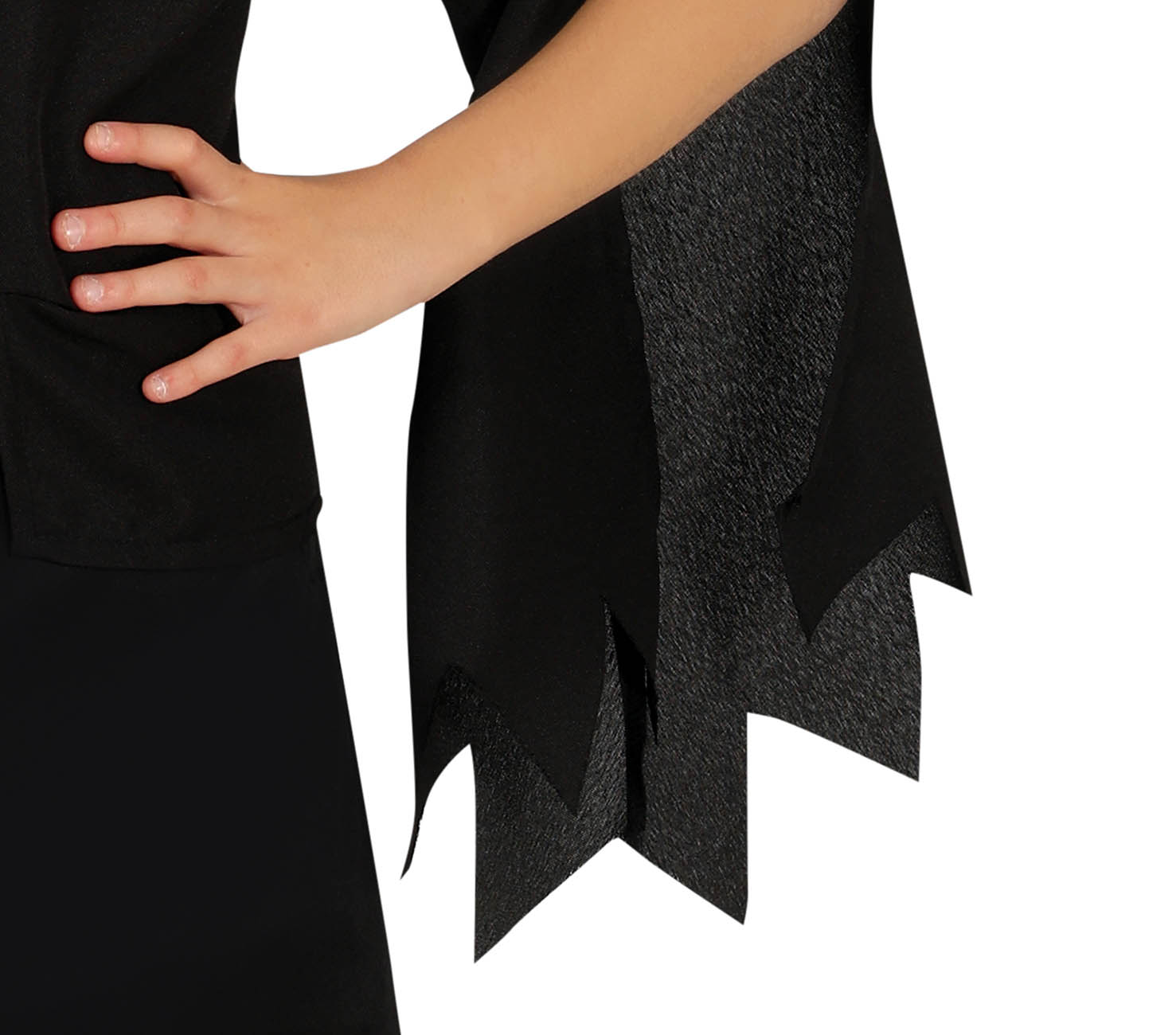 GP78011 – Hexe Kostüm Halloween Zauberin Magisch – Größe: 110/116 – Farbe: Schwarz