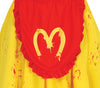 GP78019 – Halloween Clown Kostüm Kinder Bunter Gruselspaß – Größe: 110/116, 128/134, 140/146, 98/104 – Farbe: Gelb