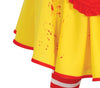 GP78019 – Halloween Clown Kostüm Kinder Bunter Gruselspaß – Größe: 110/116, 128/134, 140/146, 98/104 – Farbe: Gelb