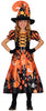 GP78022 – Hexe Halloween Zauberkleid Kürbisse – Größe: 98/104 – Farbe: Orange