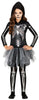 GP78026 – Skelett Kostüm Halloween Tüllrock – Größe: 110/116 – Farbe: Schwarz