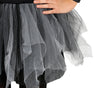 GP78026 – Skelett Kostüm Halloween Tüllrock – Größe: 110/116 – Farbe: Schwarz