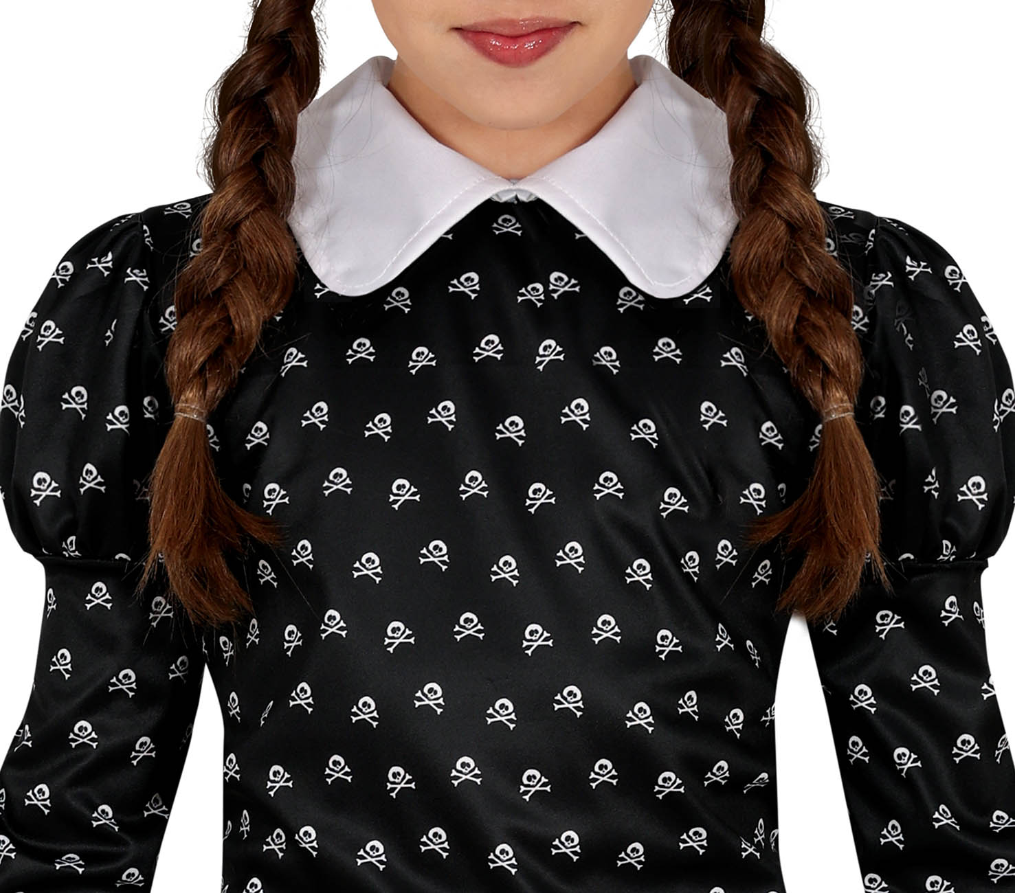 GP78041 – Halloween Hexenmädchen Gewand Gruselige – Größe: 140/146 – Farbe: Schwarz